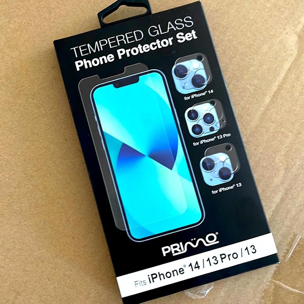 Primo Tempered Glass. iPhone Protector Set.